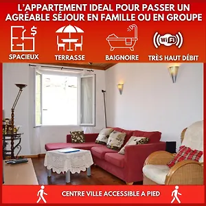  Apartamento Comme Chez Mamie - Terrasse - Proche Centre Francia